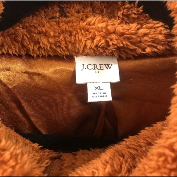 J. Crew  Teddy Jacket SZ XL - Picture 2 of 3